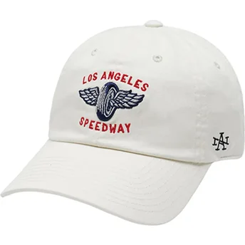Sapkák ívelt bézs állítható pánt Los Angeles Speedway Ballpark American Needle