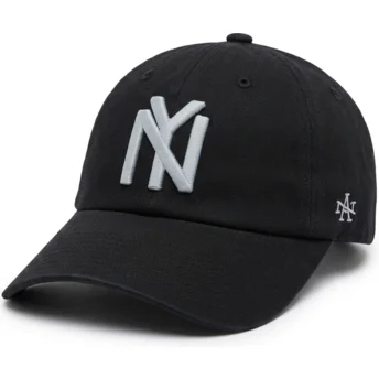 Sapkák ívelt fekete állítható pánt Ballpark New York Black Yankees MLB American Needle