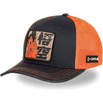 Sapkák ívelt kék snapback DB6 KID Son Goku Dragon Ball Capslab