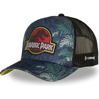 Sapkák ívelt sötétkék snapback JURB Jurassic Park Capslab