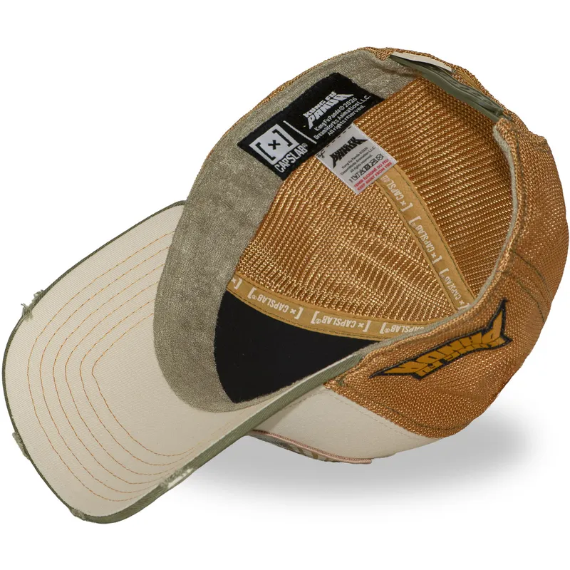 gorra-trucker-beige-y-verde-kfp-dra-kung-fu-panda-de-capslab