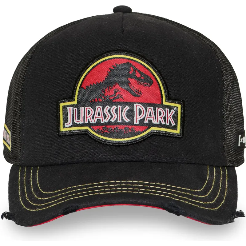 capslab-jur1-logb-jurassic-park-black-trucker-hat