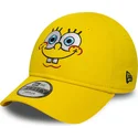 gorra-curva-amarilla-ajustable-para-nino-9forty-face-de-bob-esponja-de-new-era