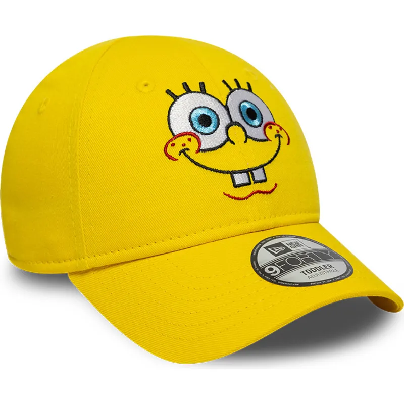 cap-ivelt-zhlt-reguliruema-lenta-gyereknek-9forty-face-bob-esponja-new-era