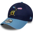 bla-kurvad-keps-snapback-for-barn-9forty-bob-esponja-fran-new-era