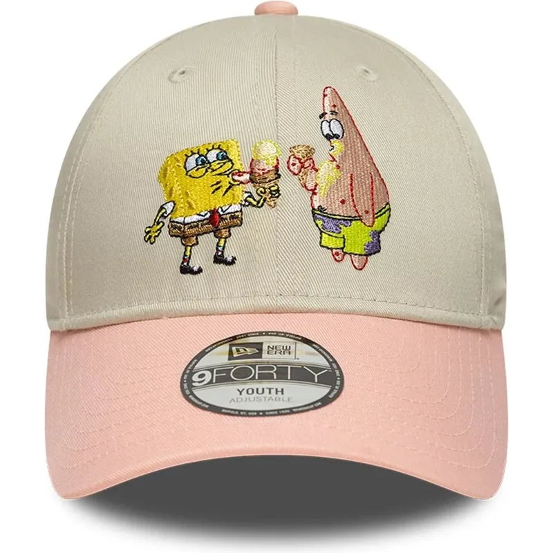 cap-ivelt-mnogocveten-snapbek-gyereknek-9forty-bob-esponja-y-patricio-estrella-new-era