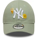 gorra-curva-verde-ajustable-para-nino-9forty-summer-icon-de-new-york-yankees-mlb-de-new-era