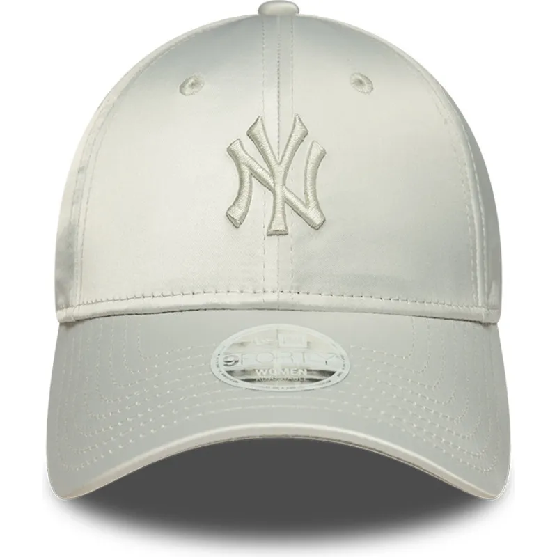 cap-ivelt-zelen-reguliruema-lenta-9forty-bow-back-satin-new-york-yankees-mlb-new-era