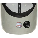grune-gebogene-verstellbare-damenkappe-9forty-bow-back-satin-der-new-york-yankees-mlb-von-new-era