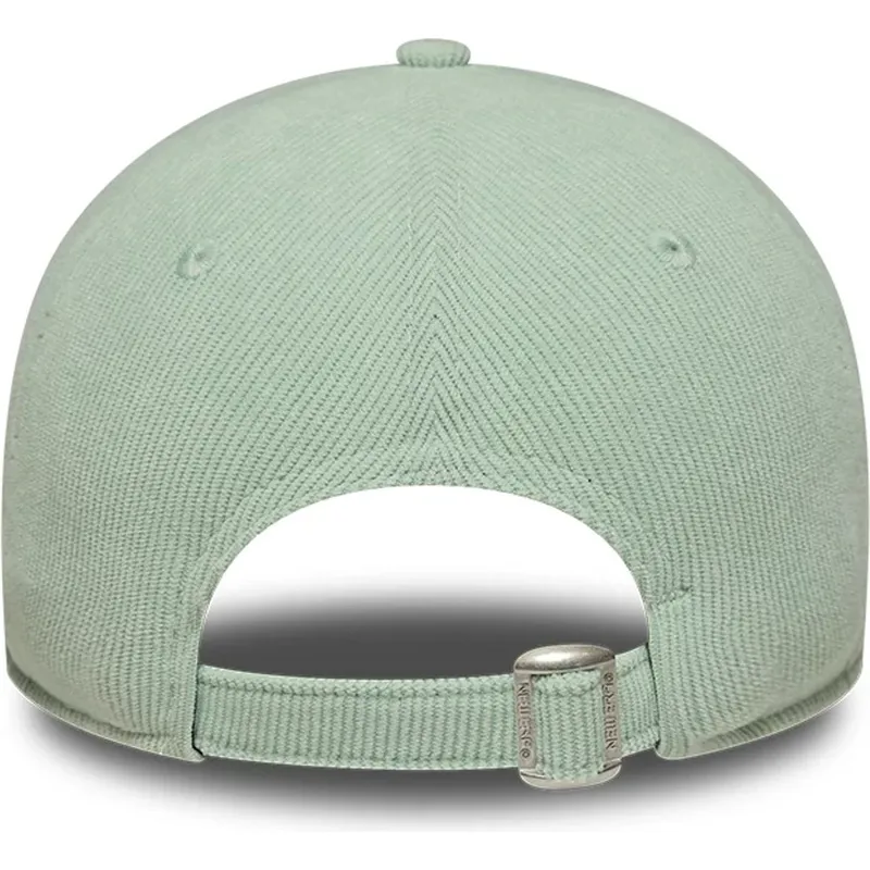 gorra-curva-verde-ajustable-para-mujer-9forty-mini-cord-de-new-york-yankees-mlb-de-new-era