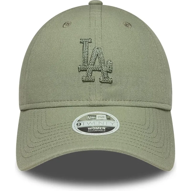 cap-ivelt-zelen-reguliruema-lenta-9twenty-midi-linen-los-angeles-dodgers-mlb-new-era