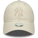 sapkak-ivelt-bezs-allithato-9twenty-midi-linen-new-york-yankees-mlb-new-era