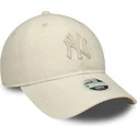 sapkak-ivelt-bezs-allithato-9twenty-midi-linen-new-york-yankees-mlb-new-era