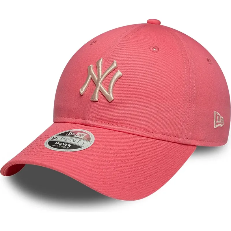 cap-ivelt-roza-reguliruema-lenta-9twenty-league-essential-midi-new-york-yankees-mlb-new-era