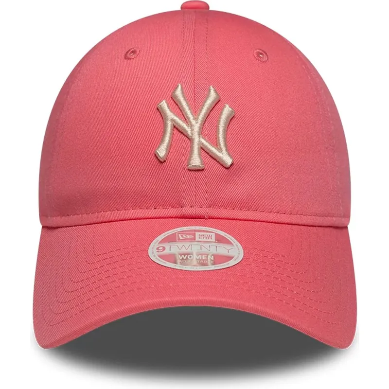 cap-ivelt-roza-reguliruema-lenta-9twenty-league-essential-midi-new-york-yankees-mlb-new-era