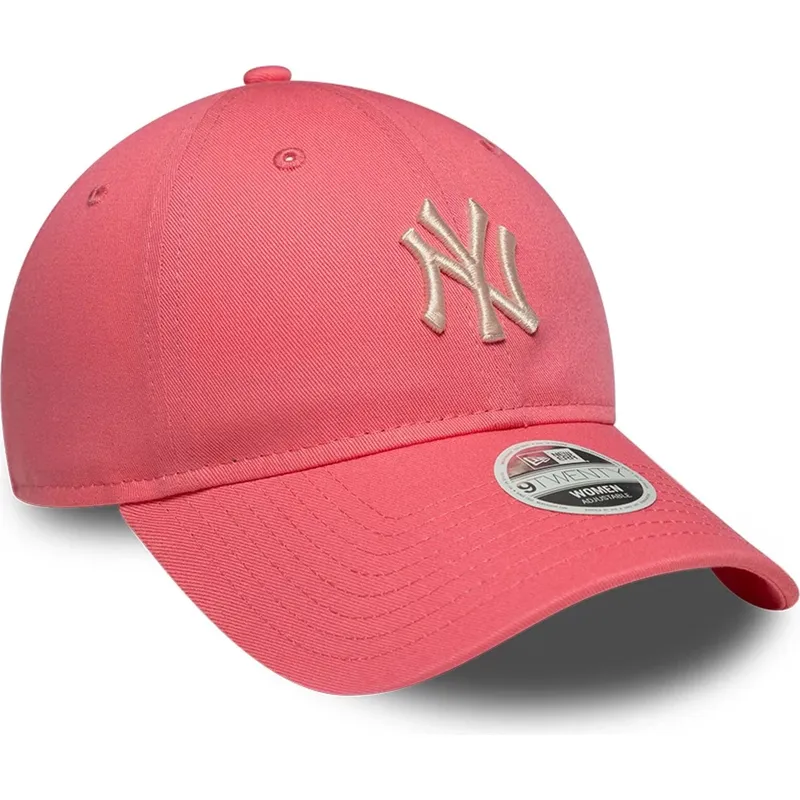 cap-ivelt-roza-reguliruema-lenta-9twenty-league-essential-midi-new-york-yankees-mlb-new-era