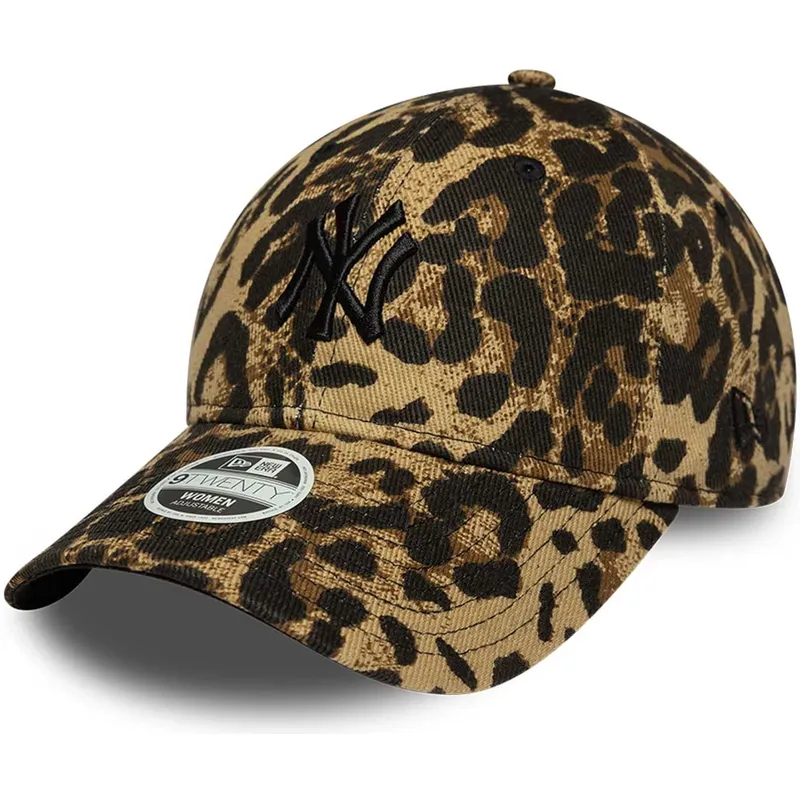 sapkak-ivelt-leopardmintas-allithato-9twenty-leopard-new-york-yankees-mlb-new-era
