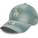 bla-bojd-justerbar-keps-for-dam-9twenty-a-frame-denim-fran-los-angeles-dodgers-mlb-av-new-era