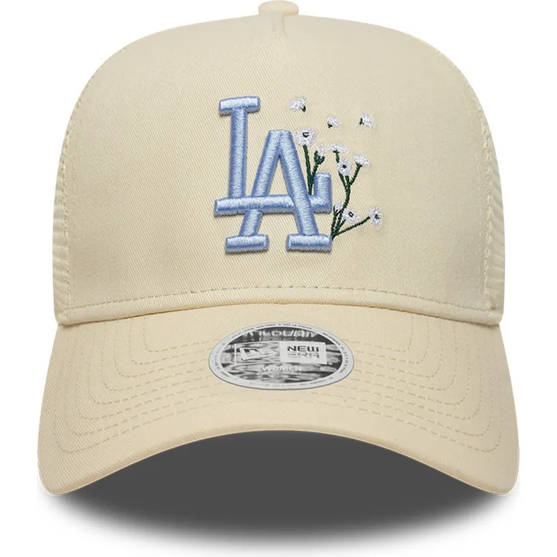 sapkak-ivelt-bezs-snapback-9forty-a-frame-floral-los-angeles-dodgers-mlb-new-era