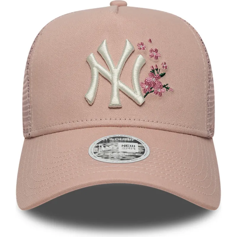 new-era-women-9forty-a-frame-floral-new-york-yankees-mlb-pink-trucker-hat