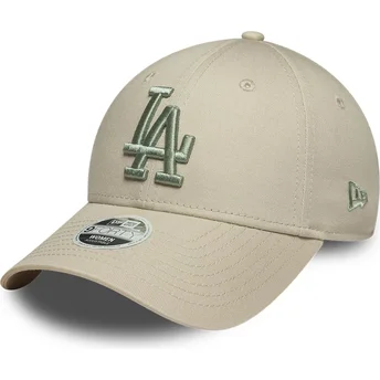 Sapkák ívelt bézs állítható 9FORTY League Essential Los Angeles Dodgers MLB New Era