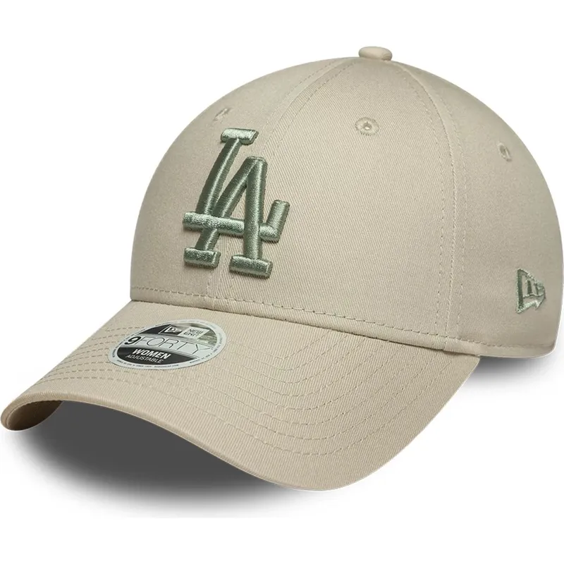 cap-ivelt-bezhov-reguliruema-lenta-9forty-league-essential-los-angeles-dodgers-mlb-new-era
