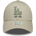 cap-ivelt-bezhov-reguliruema-lenta-9forty-league-essential-los-angeles-dodgers-mlb-new-era