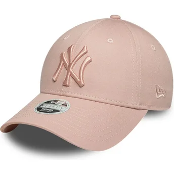 Cap ívelt роза регулируема лента 9FORTY League Essential New York Yankees MLB New Era