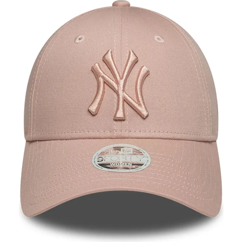 sapkak-ivelt-rozsaszin-allithato-9forty-league-essential-new-york-yankees-mlb-new-era