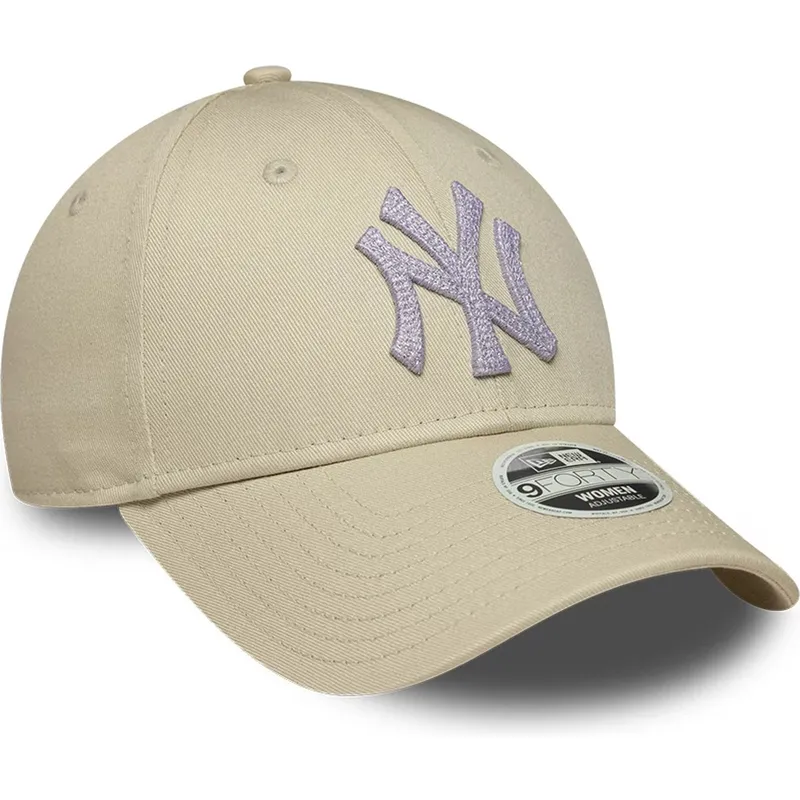 cap-ivelt-bezhov-reguliruema-lenta-9forty-metallic-new-york-yankees-mlb-new-era