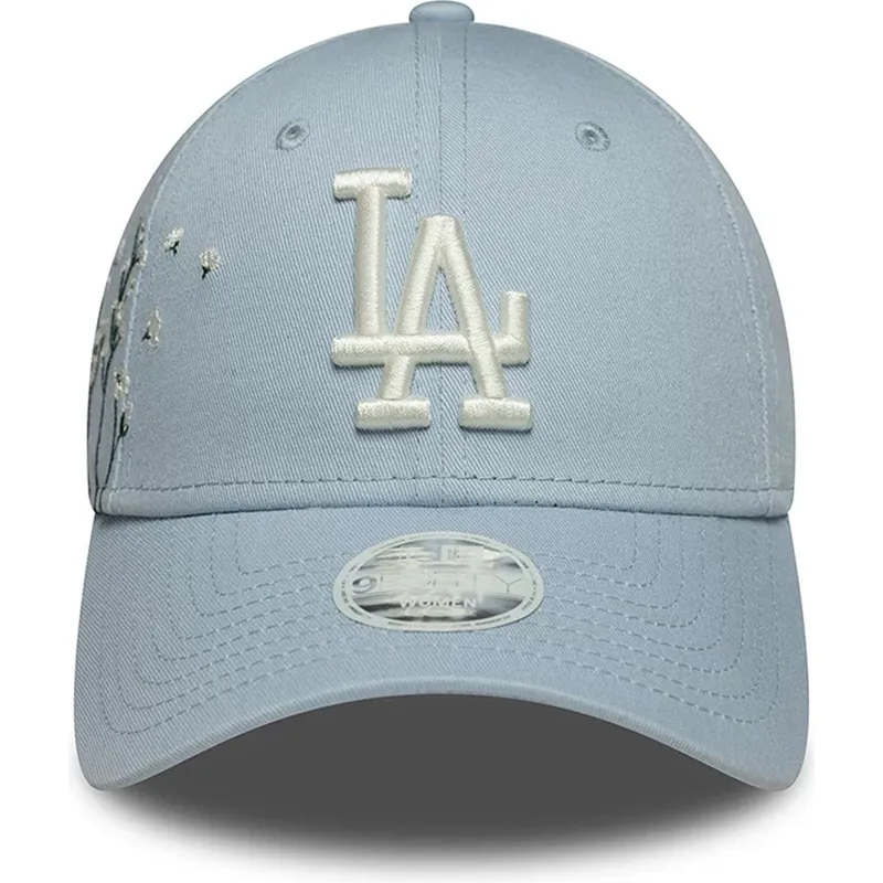 bla-kurvad-justerbar-keps-for-dam-9forty-floral-icon-fran-los-angeles-dodgers-mlb-av-new-era