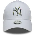 sapkak-ivelt-feher-allithato-9forty-floral-infill-new-york-yankees-mlb-new-era