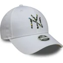 cap-ivelt-byal-reguliruema-lenta-9forty-floral-infill-new-york-yankees-mlb-new-era