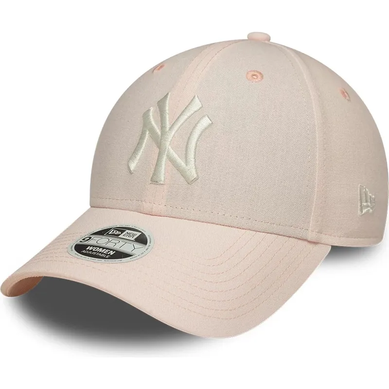 sapkak-ivelt-rozsaszin-allithato-9forty-linen-new-york-yankees-mlb-new-era