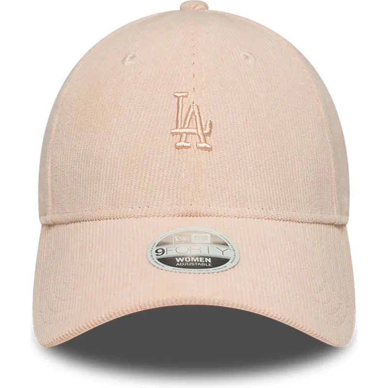 sapkak-ivelt-rozsaszin-allithato-pant-9forty-mini-cord-los-angeles-dodgers-mlb-new-era