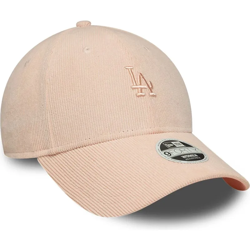 sapkak-ivelt-rozsaszin-allithato-9forty-mini-cord-los-angeles-dodgers-mlb-new-era