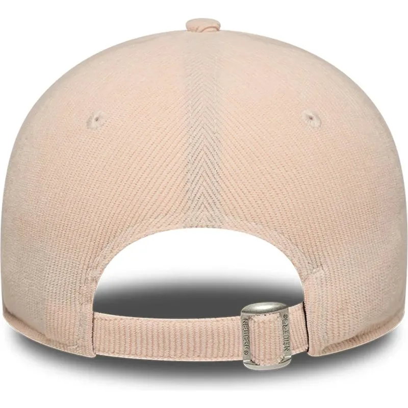 gorra-curva-rosa-ajustable-con-logo-rosa-para-mujer-9forty-mini-cord-de-los-angeles-dodgers-mlb-de-new-era