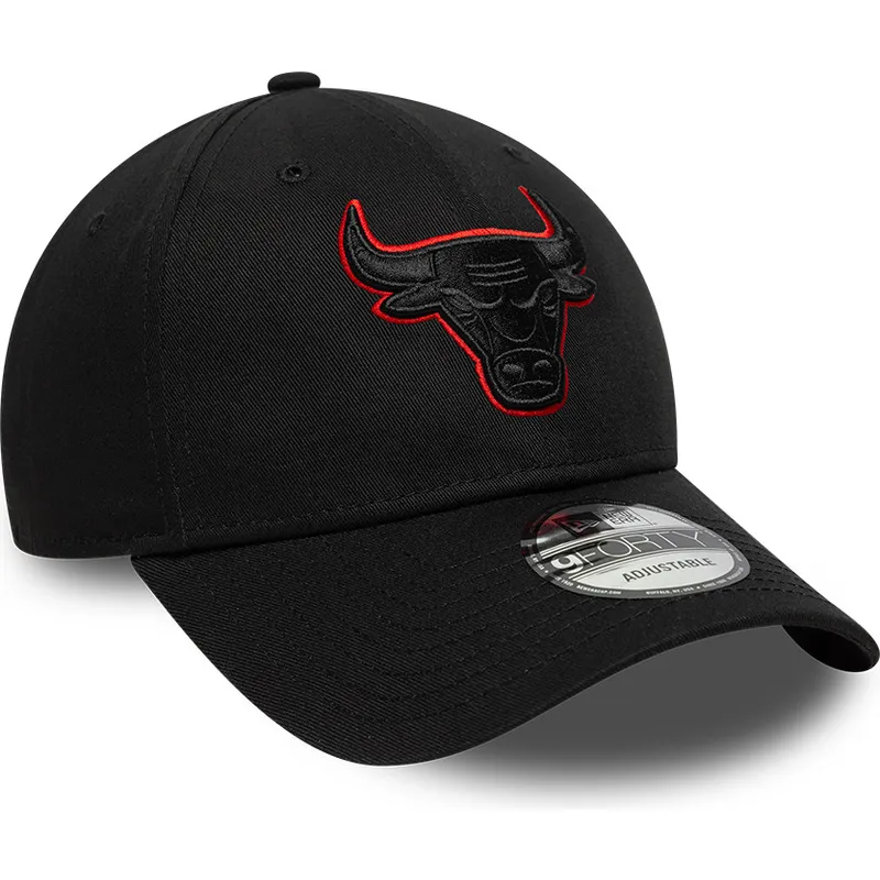 sapkak-ivelt-fekete-allithato-9forty-team-outline-chicago-bulls-nba-new-era