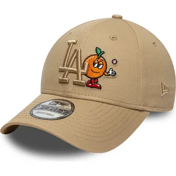 Sapkák ívelt barna állítható 9FORTY Tonal Icon Los Angeles Dodgers MLB New Era