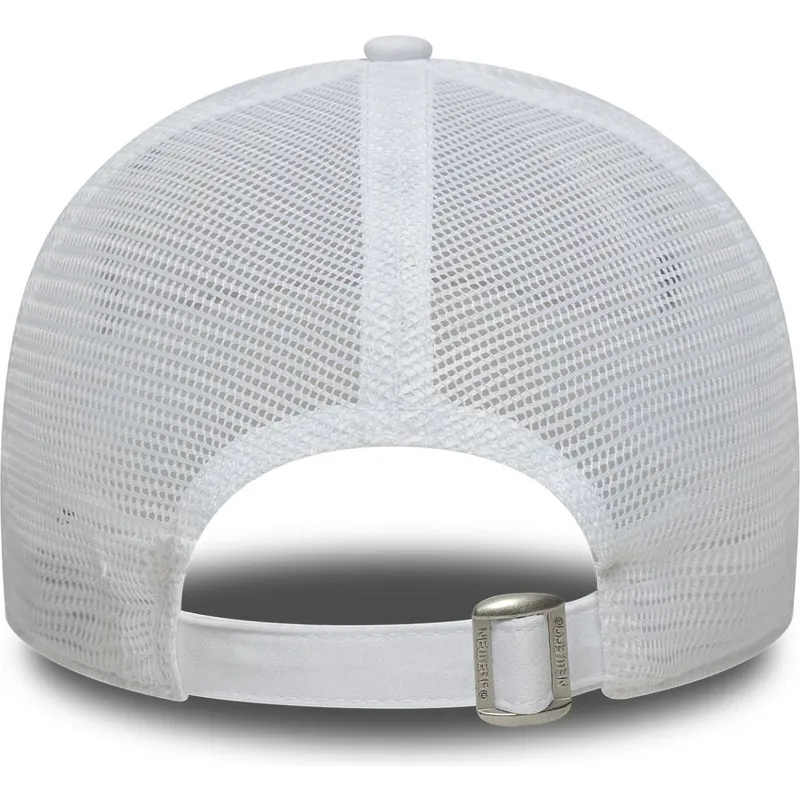 weisse-verstellbare-9forty-flawless-trucker-cap-der-new-york-yankees-mlb-von-new-era