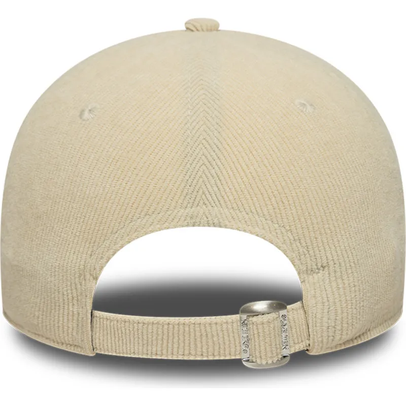 beige-gebogene-verstellbare-9forty-soft-cord-kappe-der-new-york-mets-mlb-von-new-era