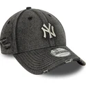 schwarze-gebogene-verstellbare-kappe-9forty-acid-wash-denim-der-new-york-yankees-mlb-von-new-era