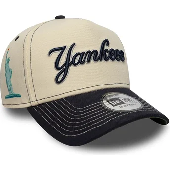 Cap ívelt бежов снапбек E Frame City Icon New York Yankees MLB New Era