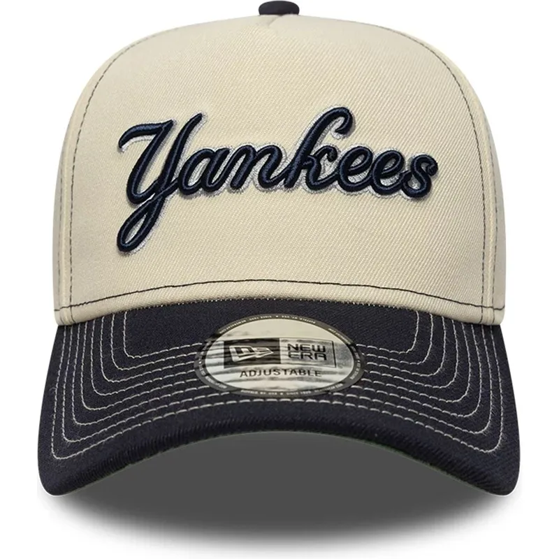 sapkak-ivelt-bezs-snapback-e-frame-city-icon-new-york-yankees-mlb-new-era