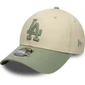sapkak-ivelt-bezs-snapback-9forty-m-crown-side-script-los-angeles-dodgers-mlb-new-era