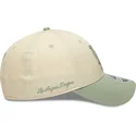 sapkak-ivelt-bezs-snapback-9forty-m-crown-side-script-los-angeles-dodgers-mlb-new-era
