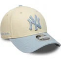 cap-ivelt-bezhov-snapbek-9forty-m-crown-side-script-new-york-yankees-mlb-new-era