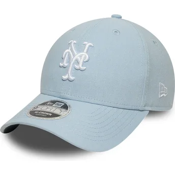 Sapkák ívelt kék snapback 9FORTY M-Crown Linen New York Mets MLB New Era