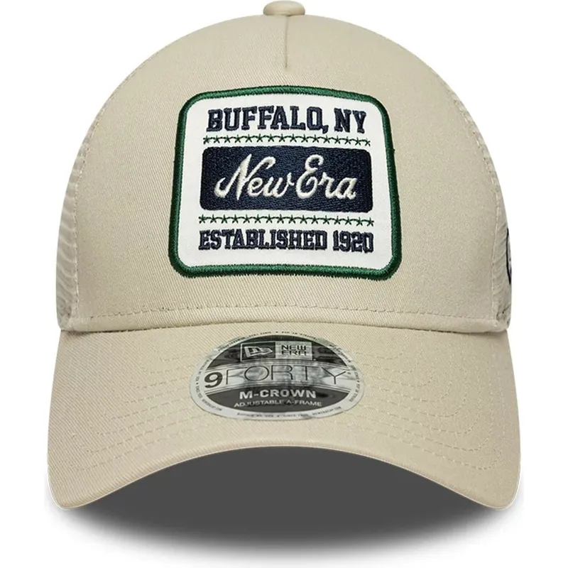gorra-trucker-beige-9forty-m-crown-a-frame-multi-patch-de-new-era