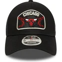 svart-trucker-keps-9forty-m-crown-a-frame-fran-chicago-bulls-nba-av-new-era